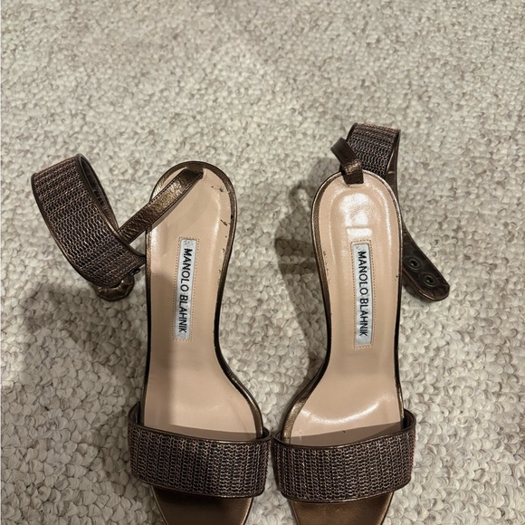Manolo Blahnik Shoes - Manolo Blahnik Brass Heels